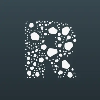 Роза маркет, цветочный магазин, лого-визитка